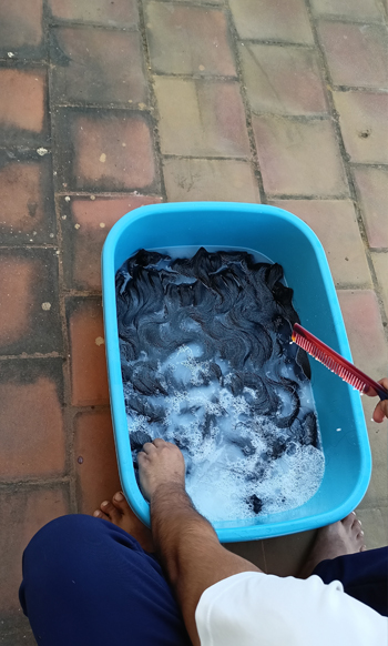 Hair Washing Process